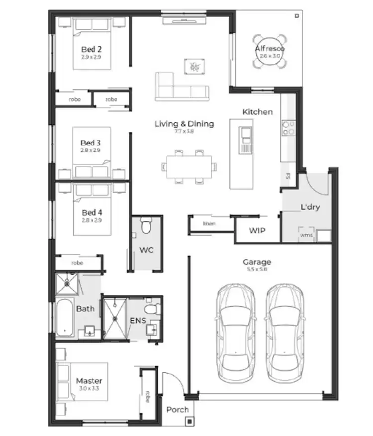 Floorplan of Homely other listing, Address available on request