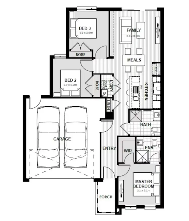 Floorplan of Homely other listing, Address available on request