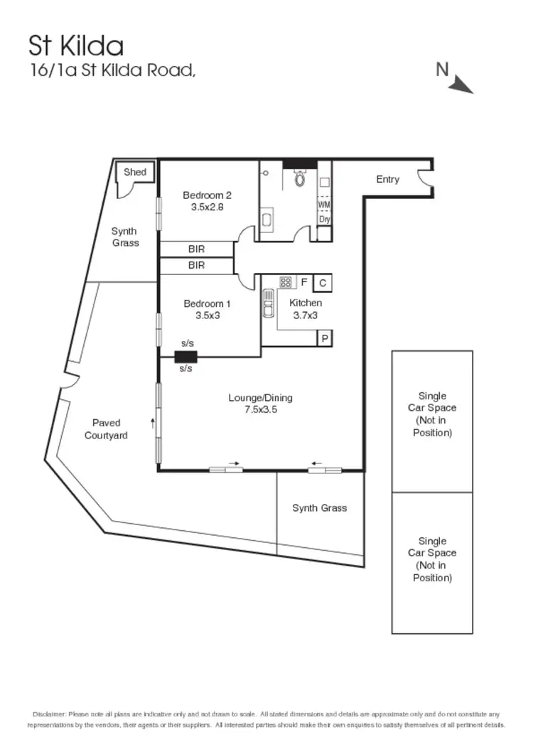 Floorplan of Homely apartment listing, 16/1a St Kilda Road, St Kilda VIC 3182