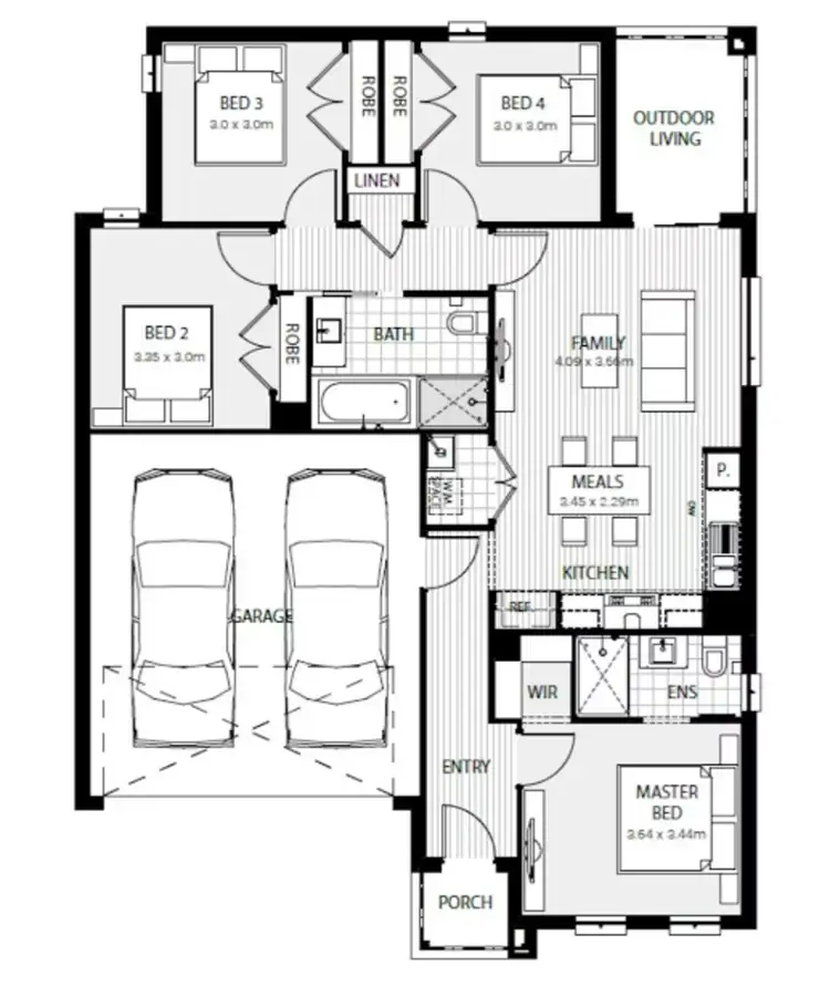 Floorplan of Homely other listing, Address available on request