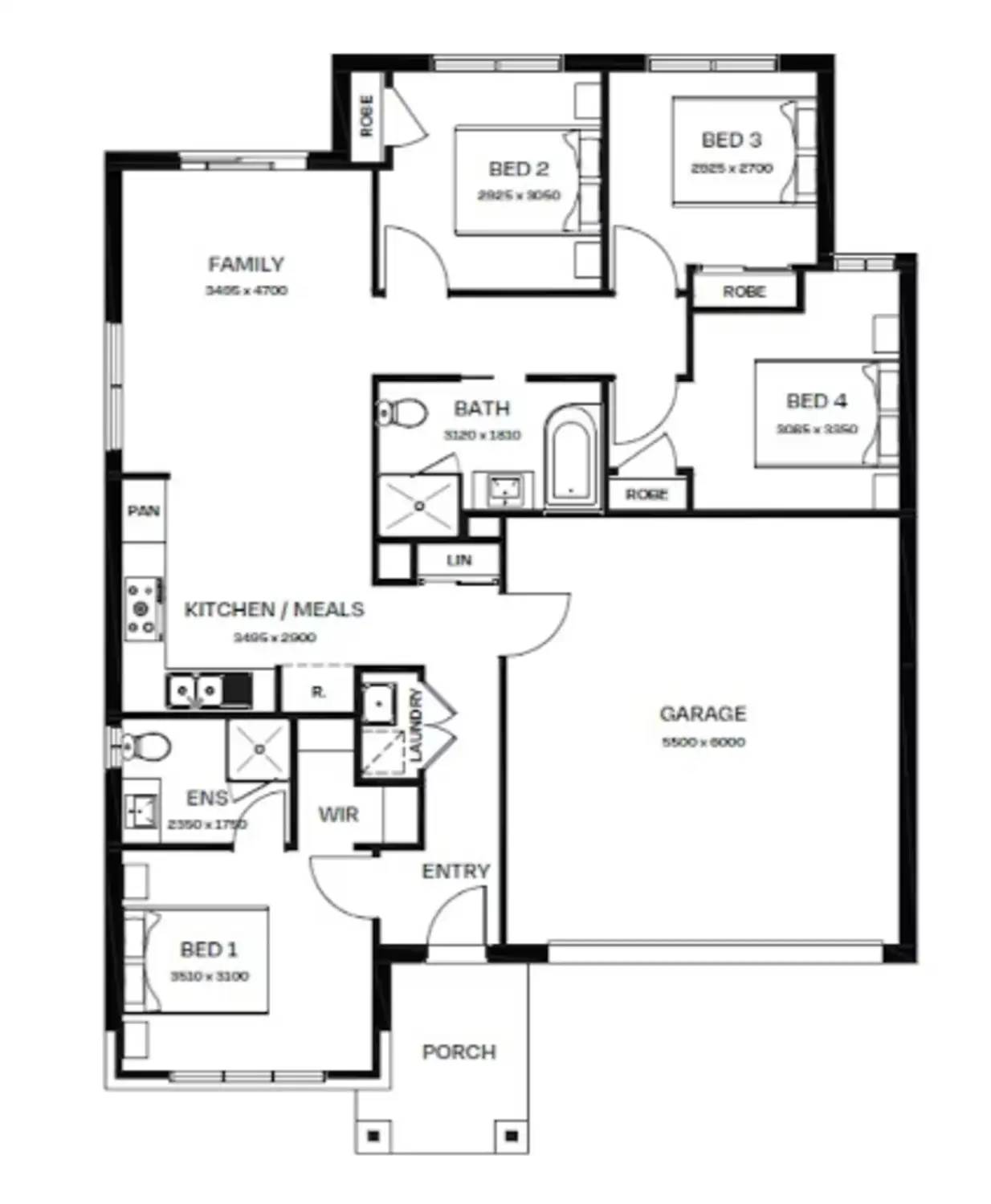 Floorplan of Homely other listing, Address available on request
