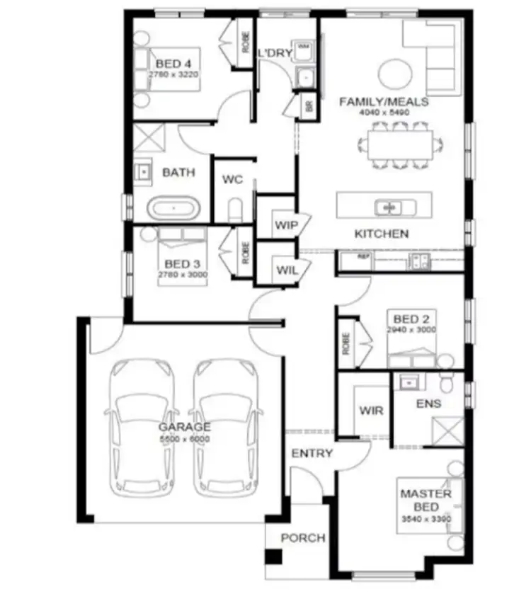 Floorplan of Homely other listing, Address available on request