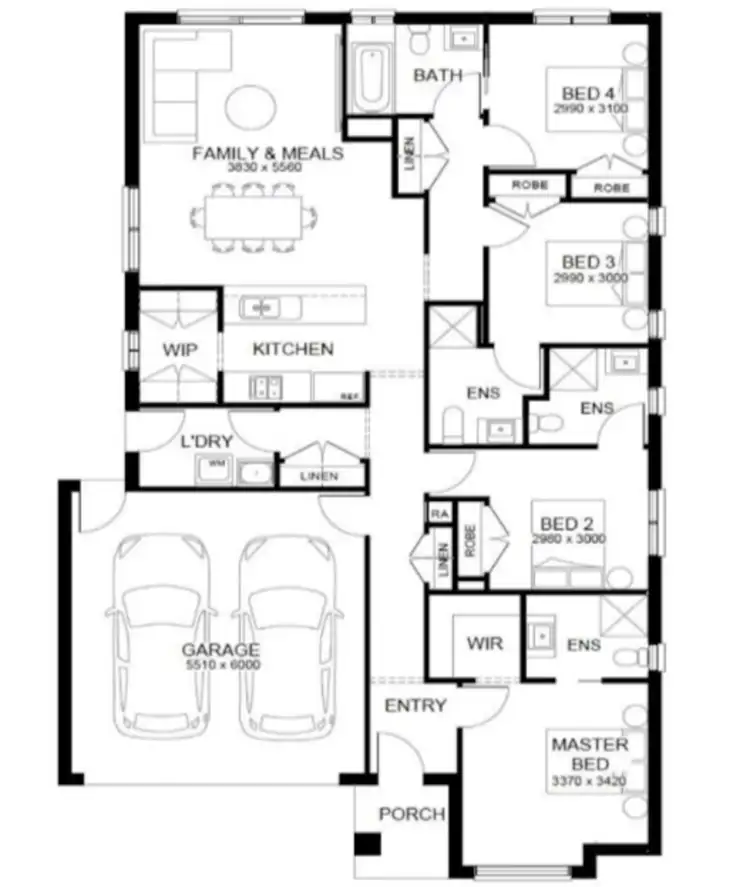 Floorplan of Homely other listing, Address available on request