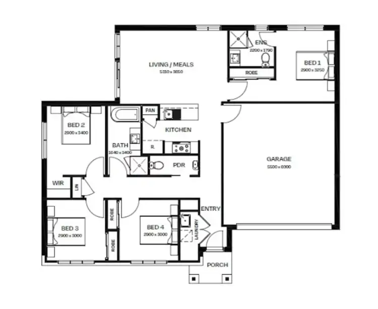 Floorplan of Homely other listing, Address available on request