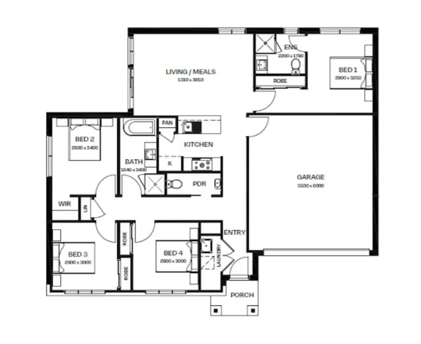 Floorplan of Homely other listing, Address available on request