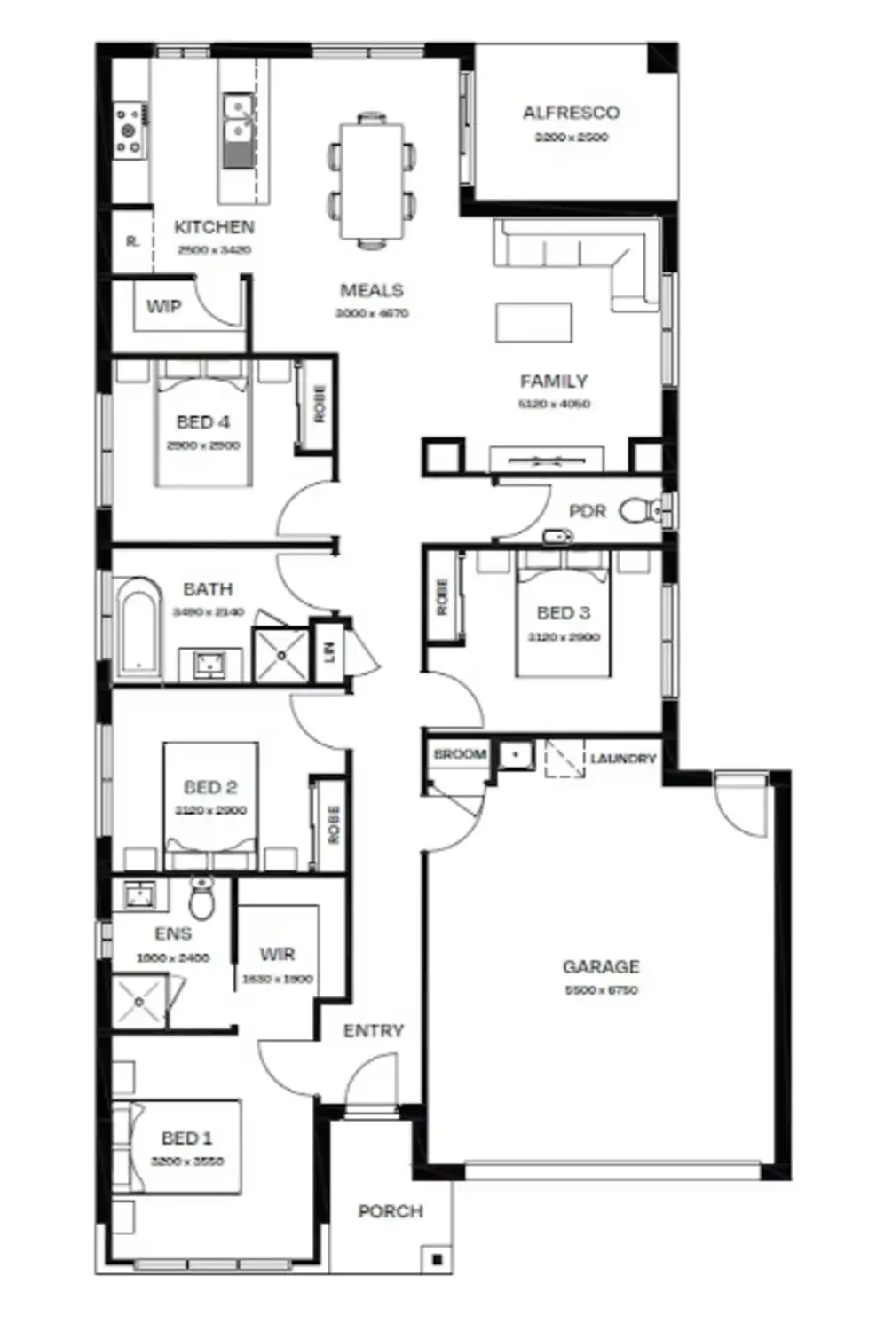 Floorplan of Homely other listing, Address available on request