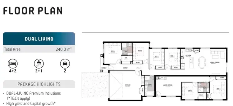 Floorplan of Homely other listing, Address available on request