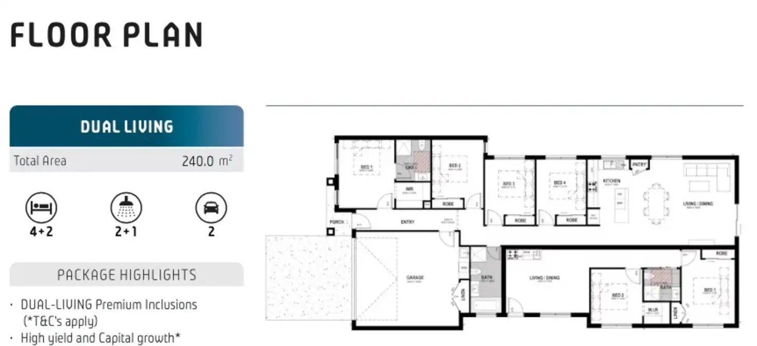 Floorplan of Homely other listing, Address available on request