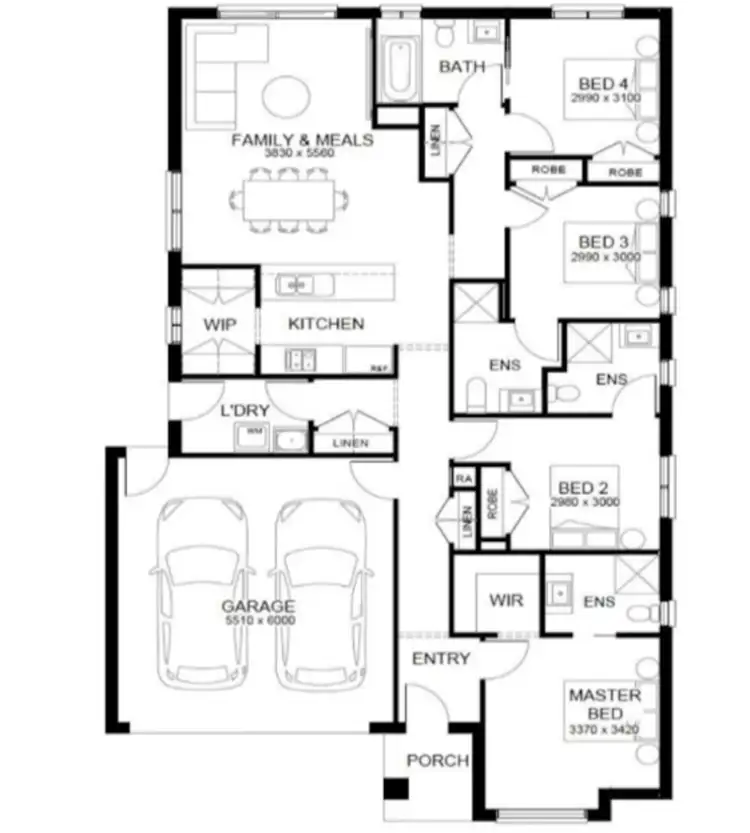 Floorplan of Homely other listing, Address available on request