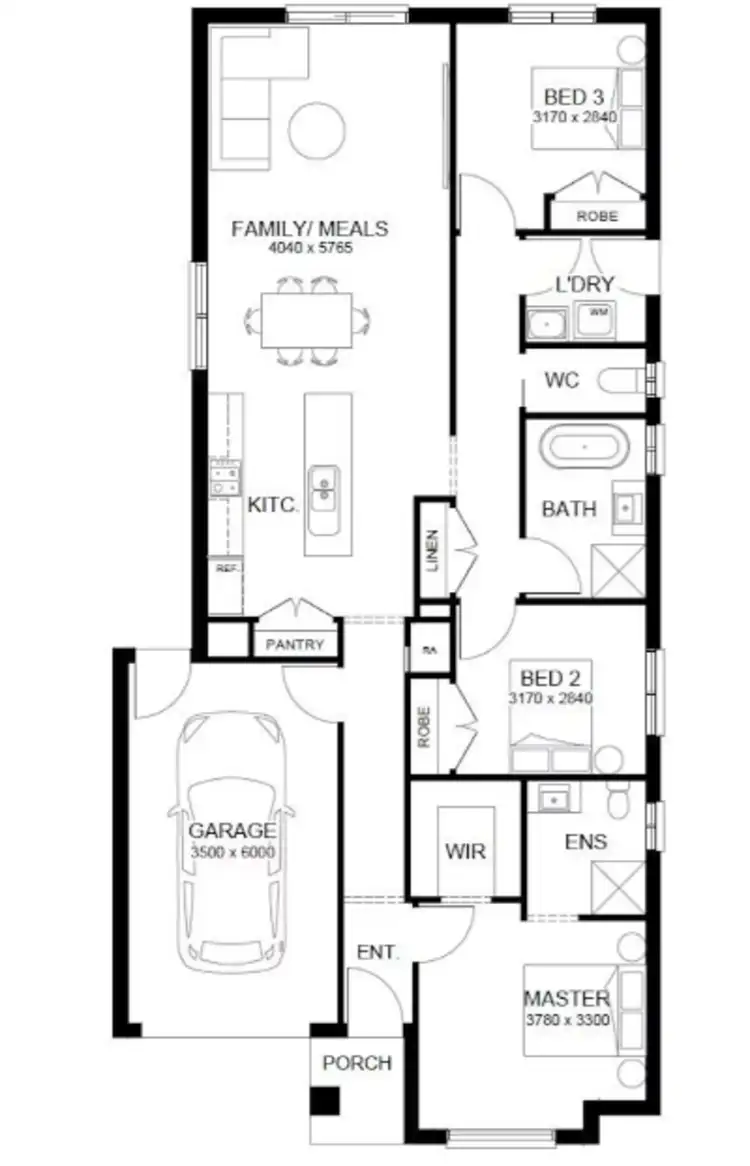 Floorplan of Homely other listing, Address available on request