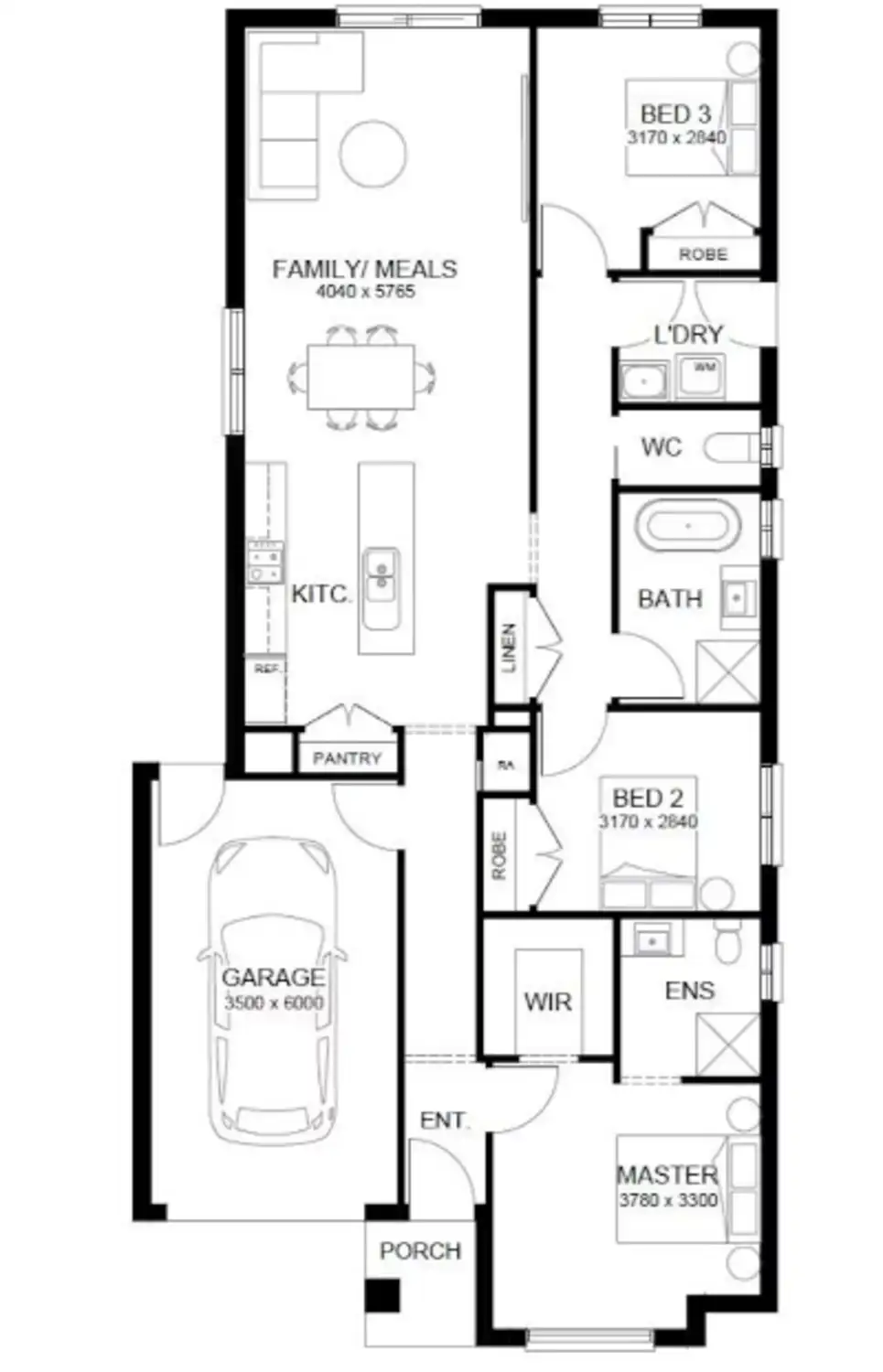 Floorplan of Homely other listing, Address available on request
