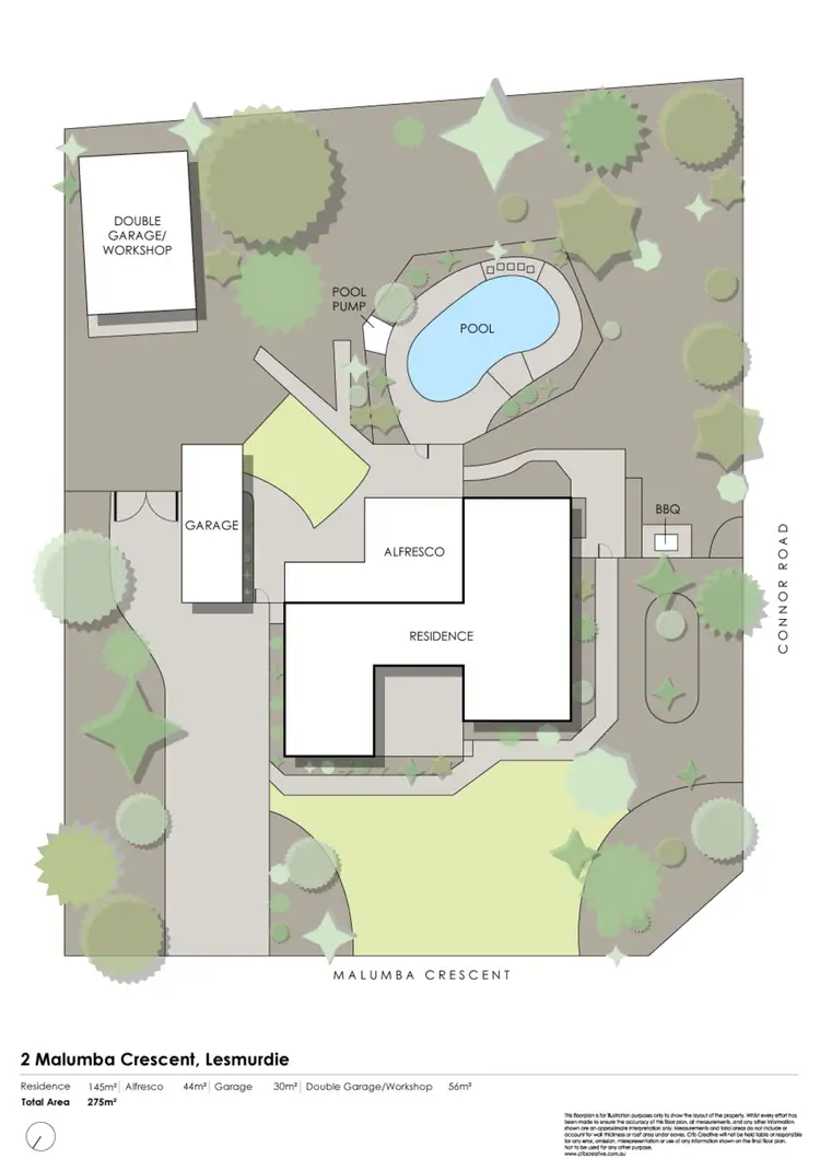 Floorplan of Homely house listing, 2 Malumba Crescent, Lesmurdie WA 6076
