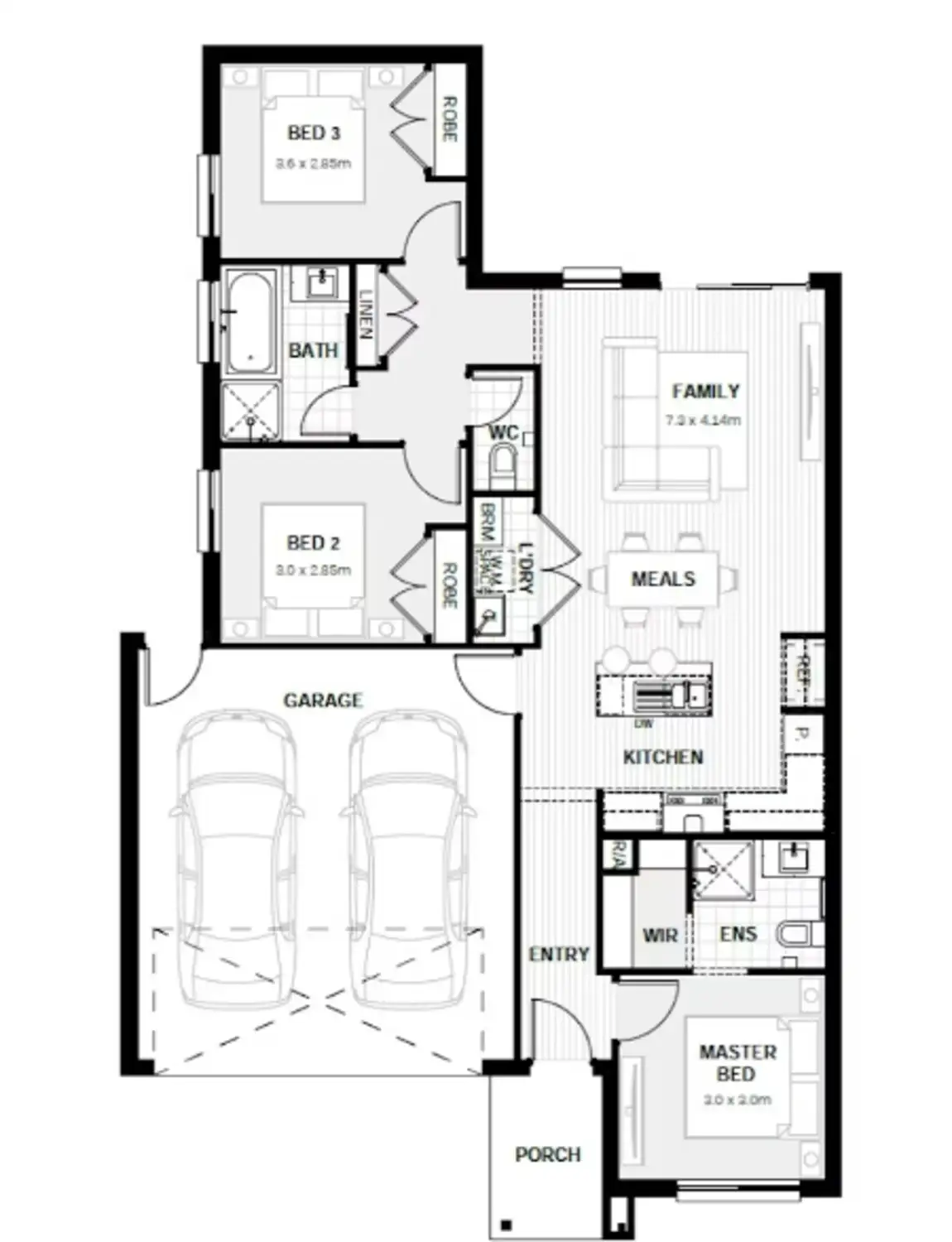 Floorplan of Homely other listing, Address available on request