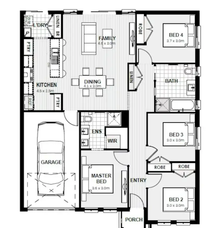Floorplan of Homely other listing, Address available on request