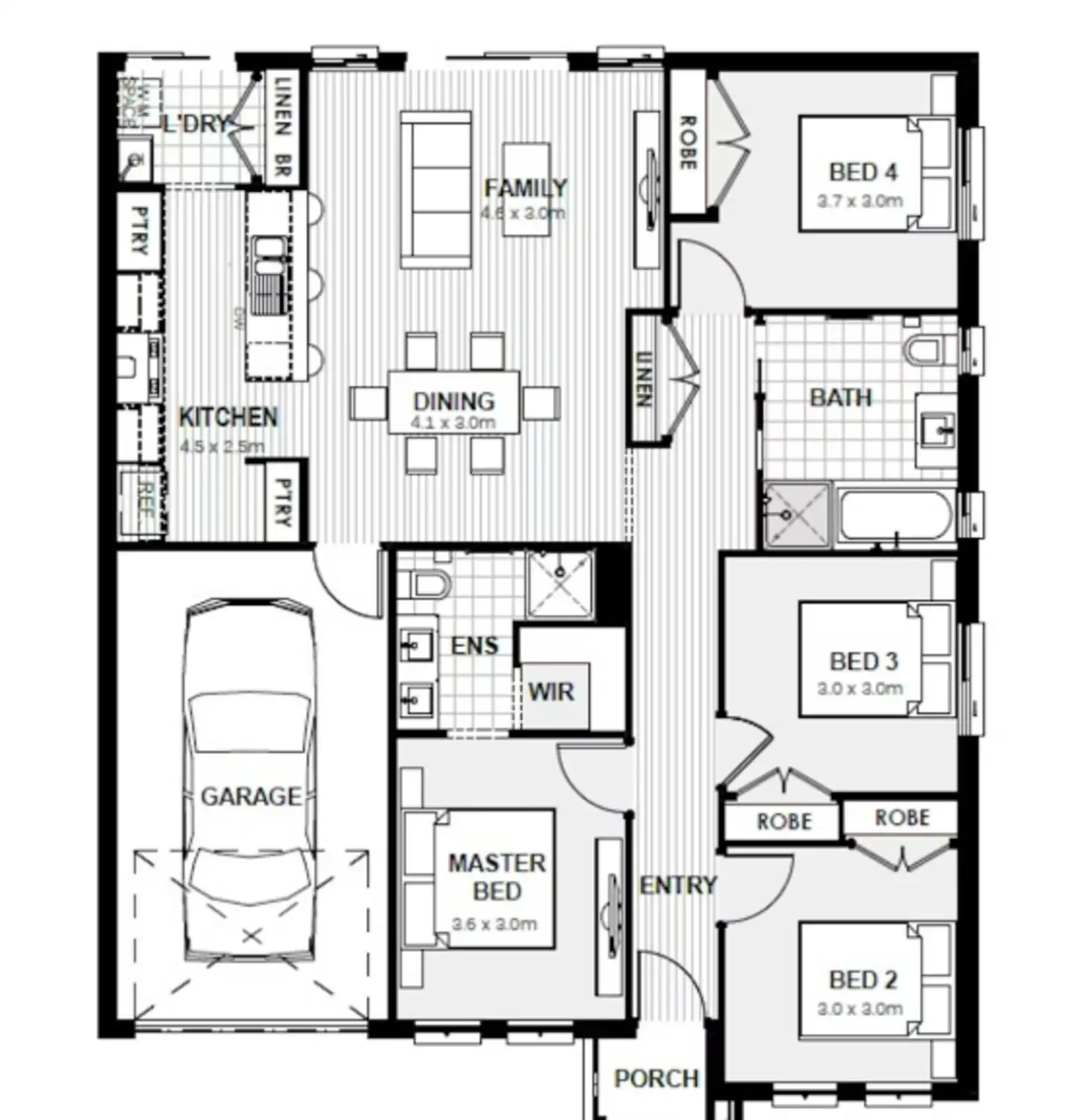 Floorplan of Homely other listing, Address available on request
