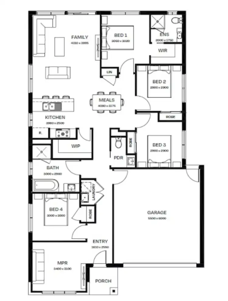 Floorplan of Homely other listing, Address available on request