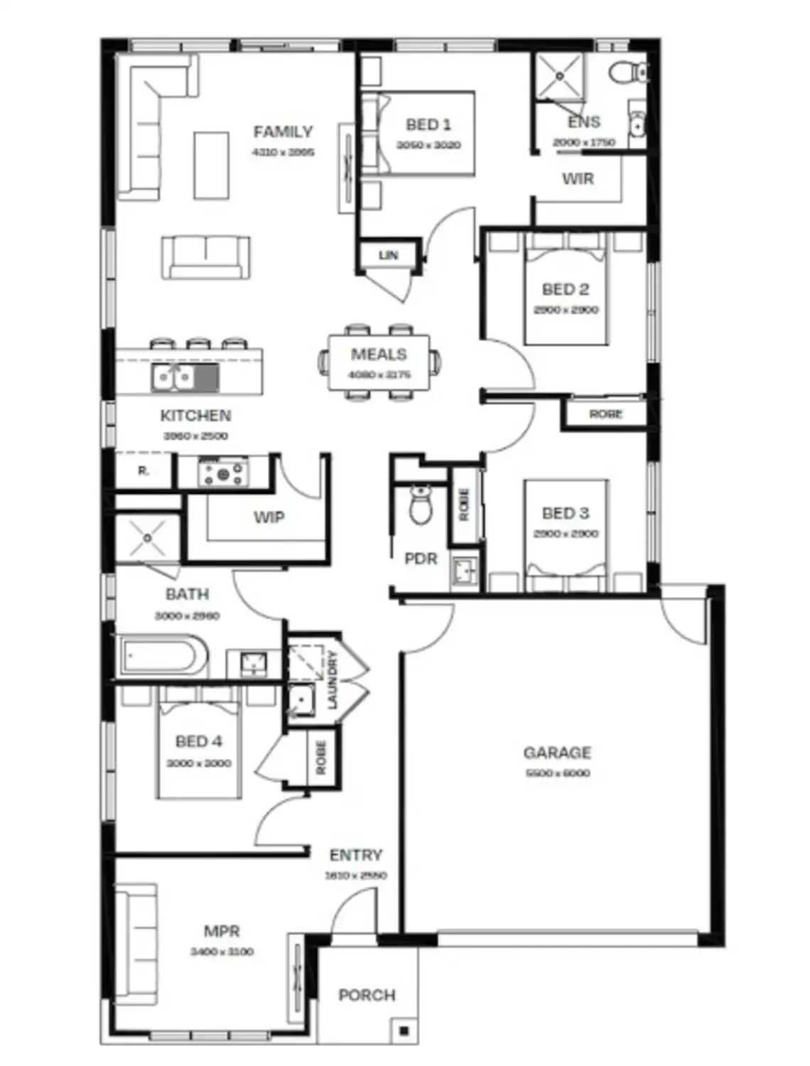 Floorplan of Homely other listing, Address available on request