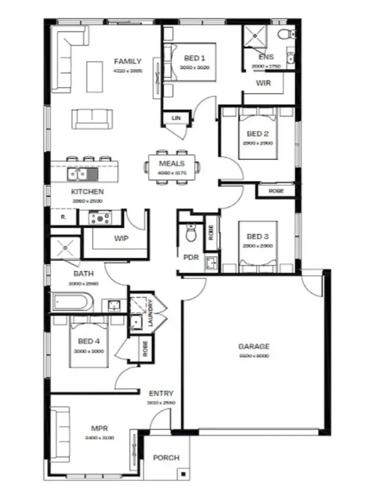 Floorplan of Homely other listing, Address available on request