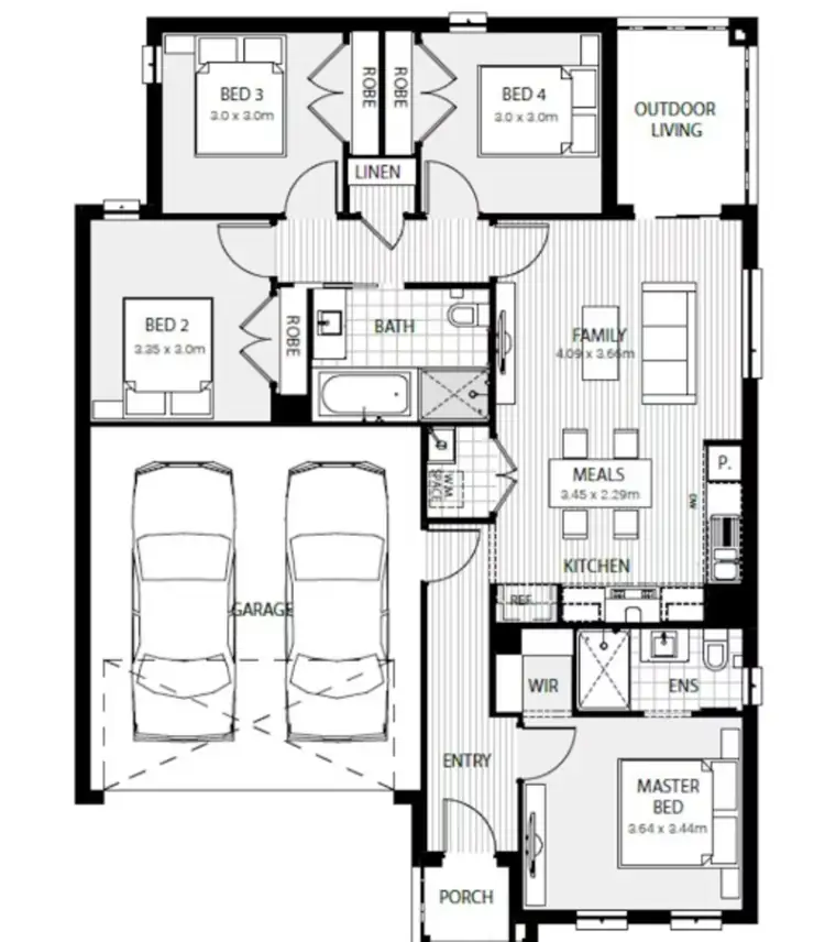 Floorplan of Homely other listing, Address available on request
