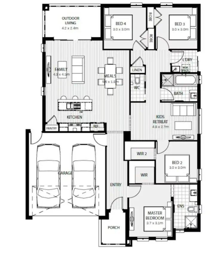 Floorplan of Homely other listing, Address available on request