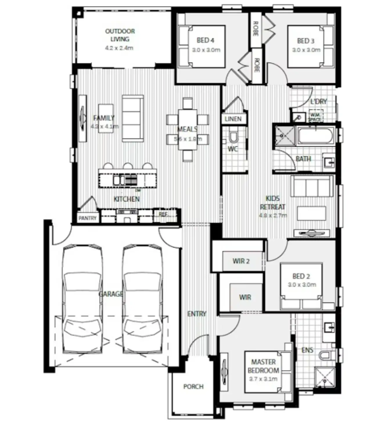Floorplan of Homely other listing, Address available on request