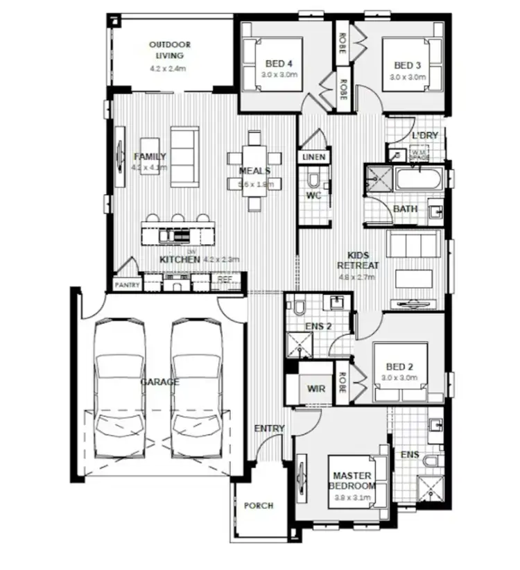 Floorplan of Homely other listing, Address available on request