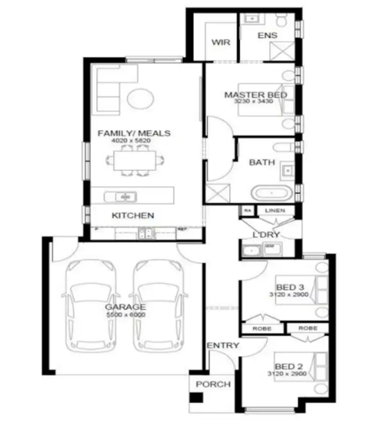 Floorplan of Homely other listing, Address available on request