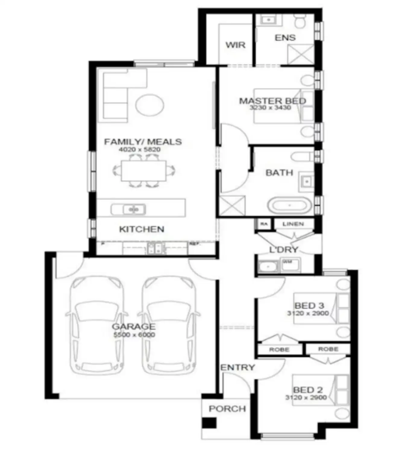 Floorplan of Homely other listing, Address available on request
