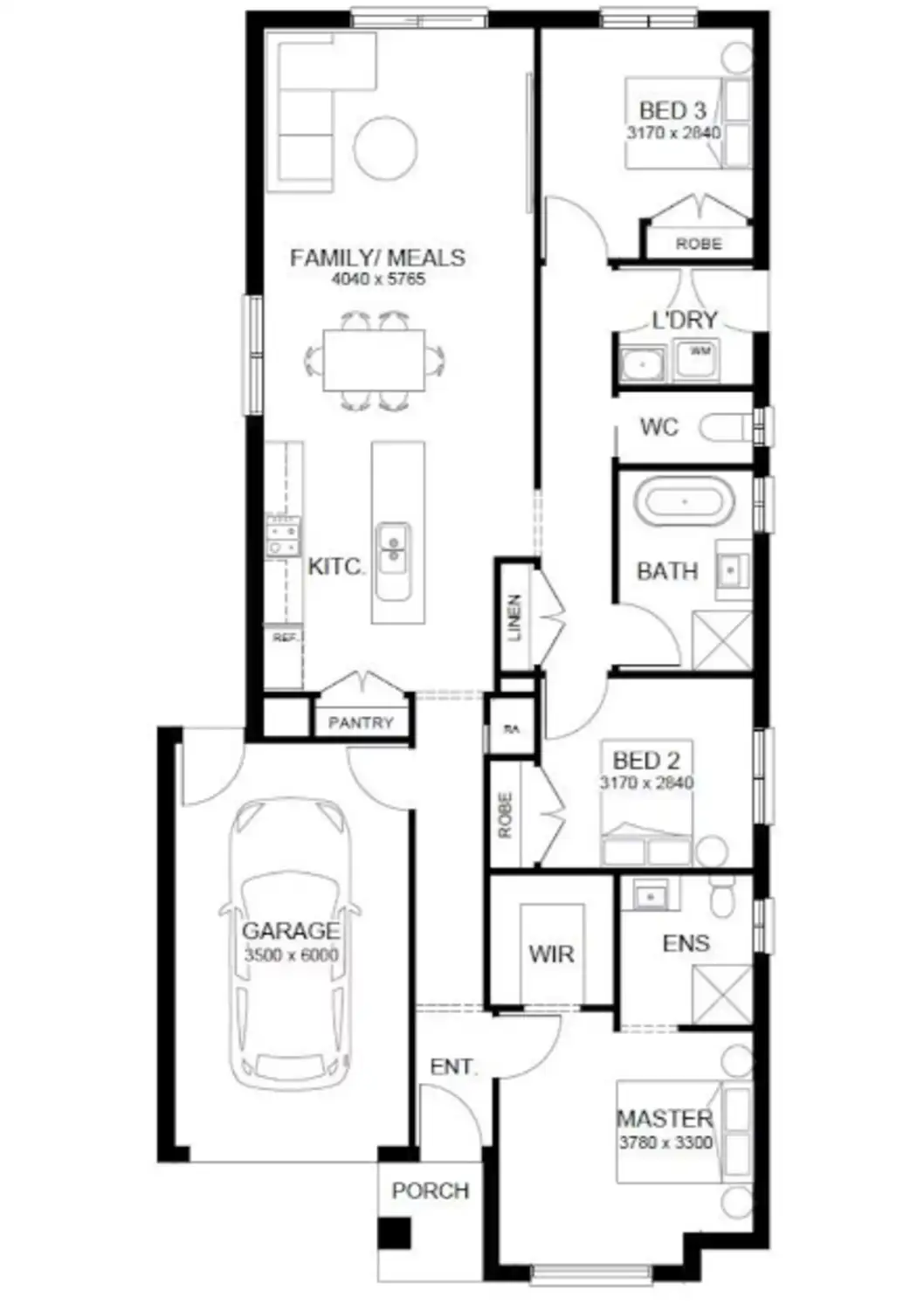 Floorplan of Homely other listing, Address available on request