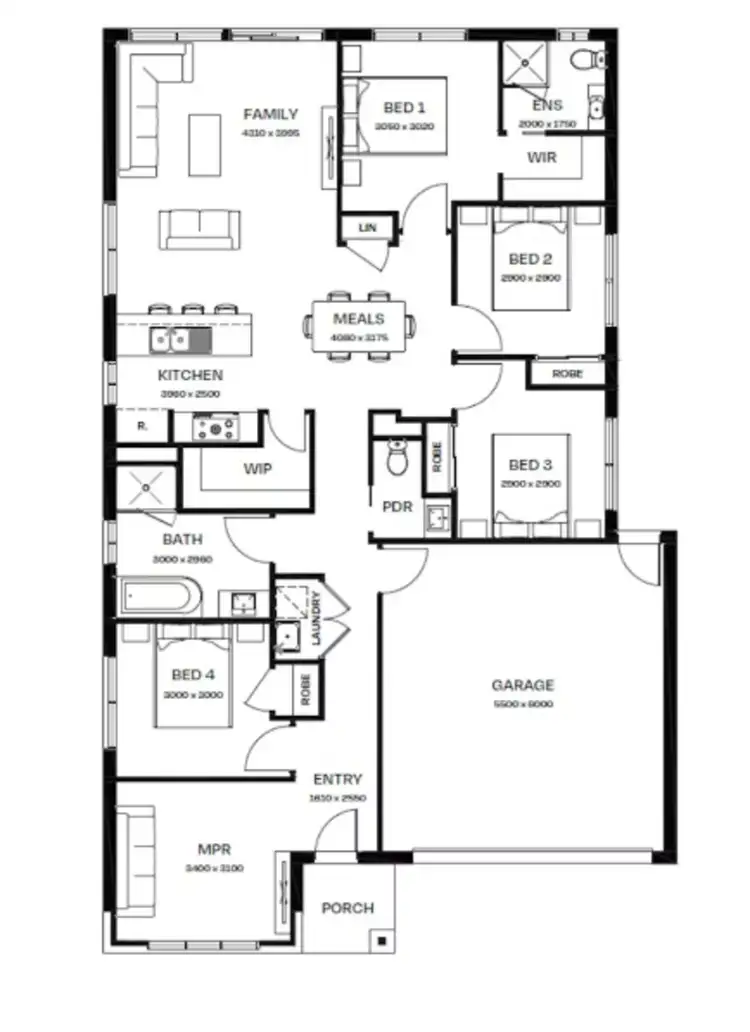 Floorplan of Homely other listing, Address available on request