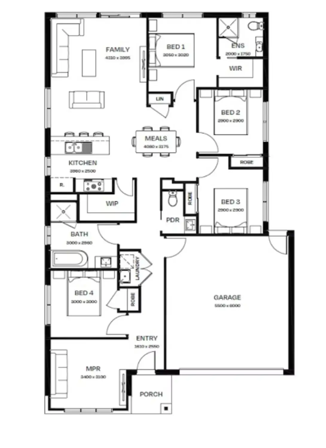 Floorplan of Homely other listing, Address available on request