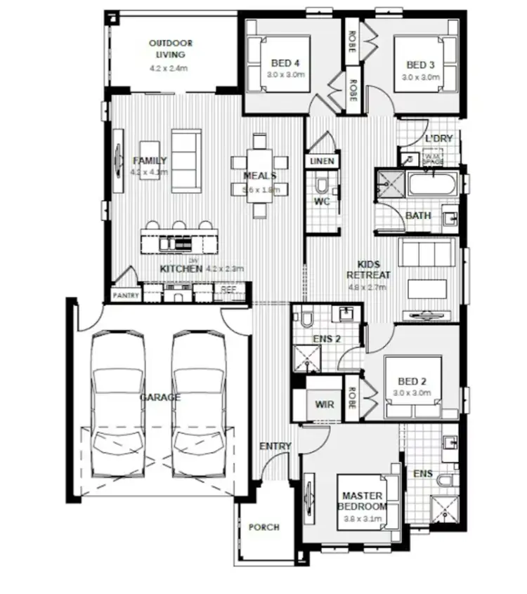 Floorplan of Homely other listing, Address available on request
