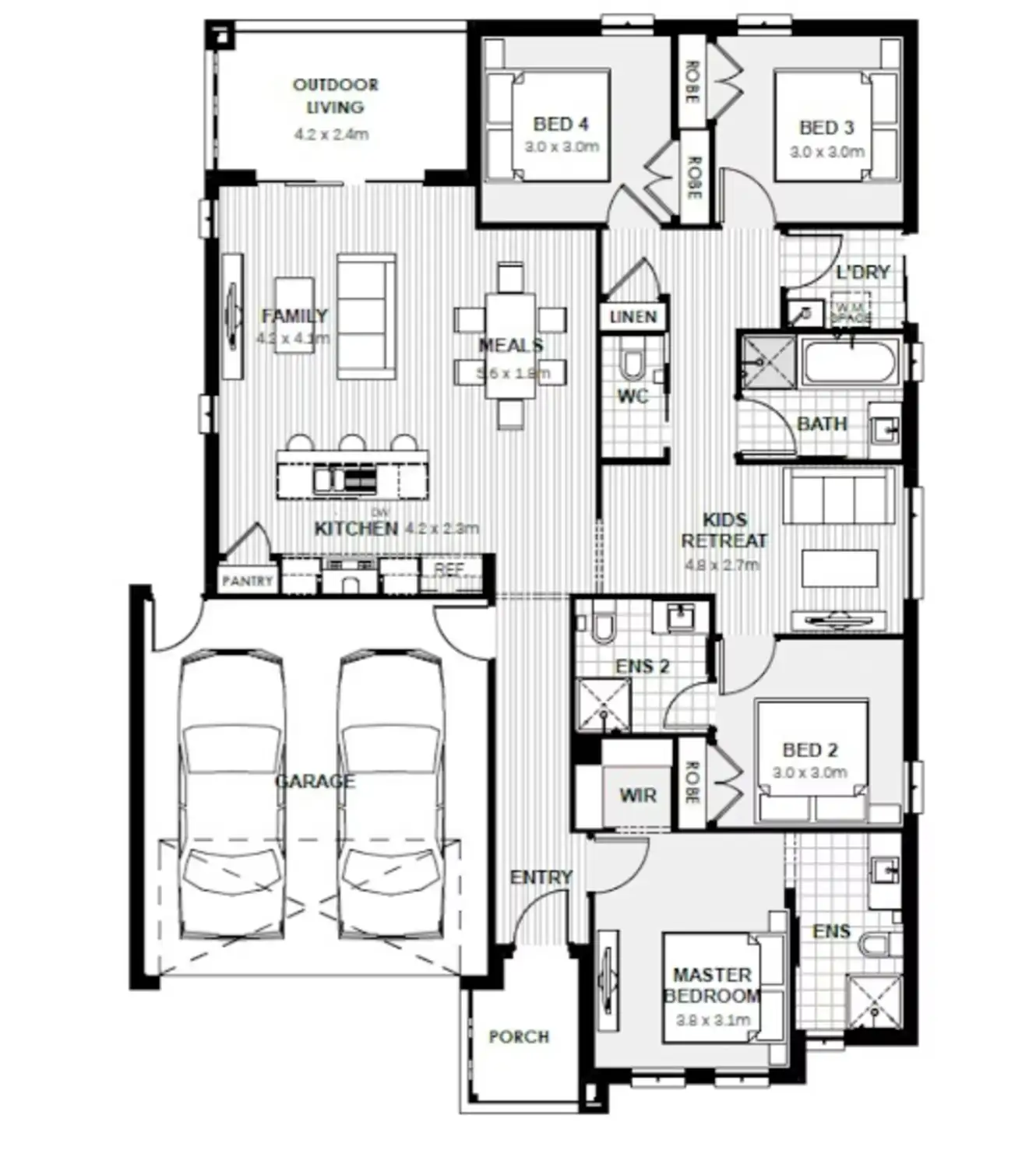 Floorplan of Homely other listing, Address available on request