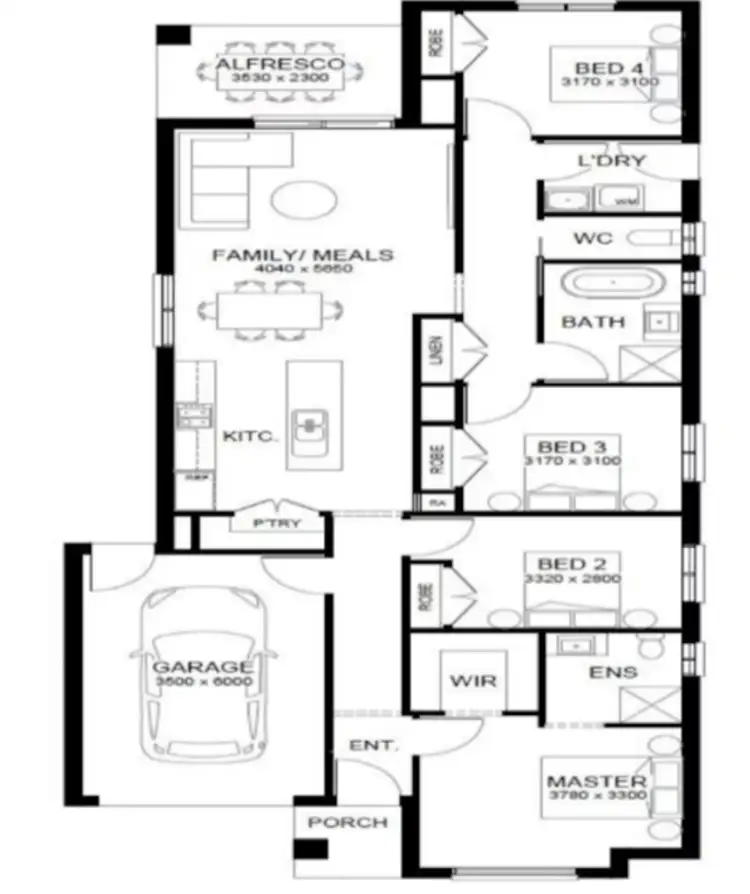 Floorplan of Homely other listing, Address available on request