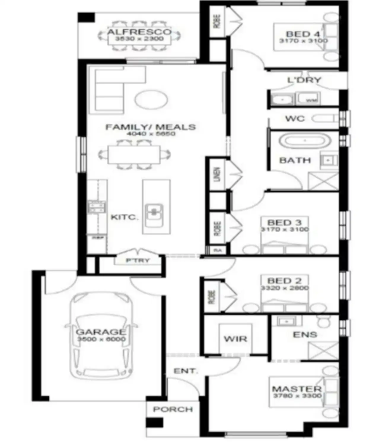Floorplan of Homely other listing, Address available on request