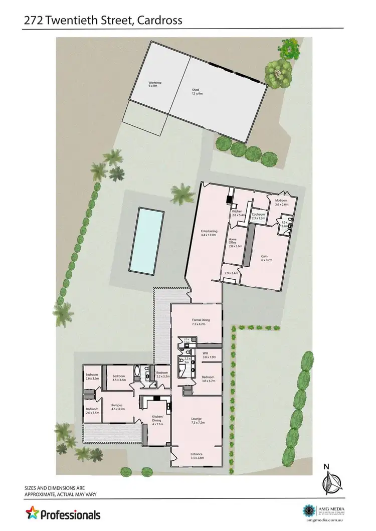 Floorplan of Homely house listing, 272 Twentieth Street, Cardross VIC 3496
