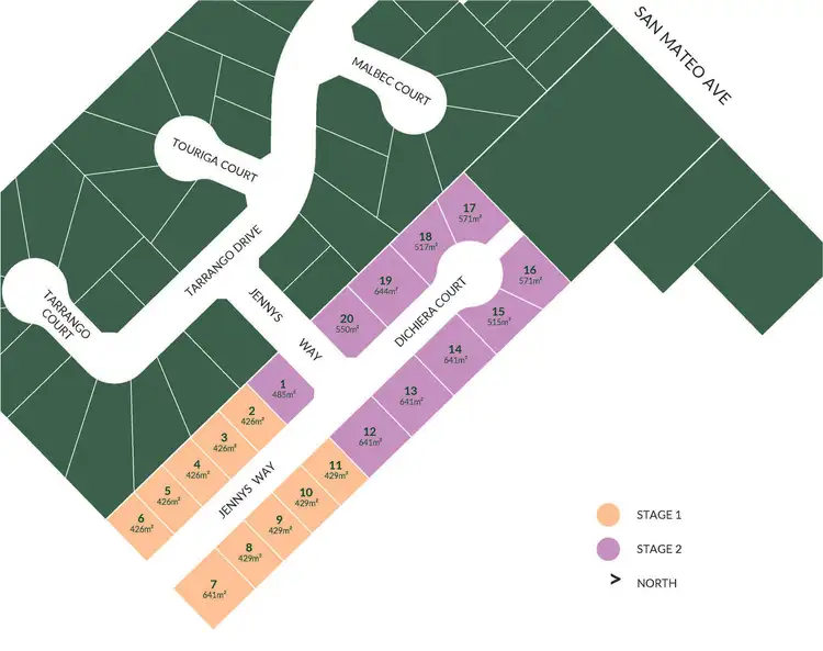 Floorplan of Homely land listing, LOT 1-20, 546 San Mateo Avenue, Mildura VIC 3500