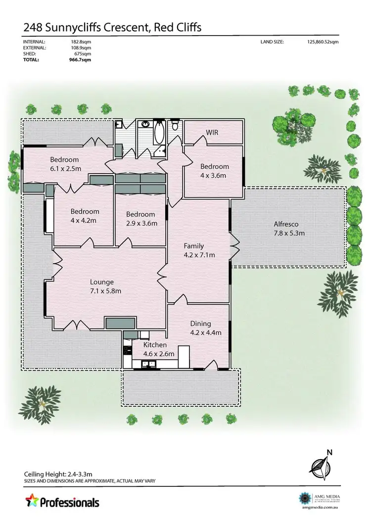Floorplan of Homely rural property listing, 248 Sunnycliffs Crescent, Sunnycliffs VIC 3496