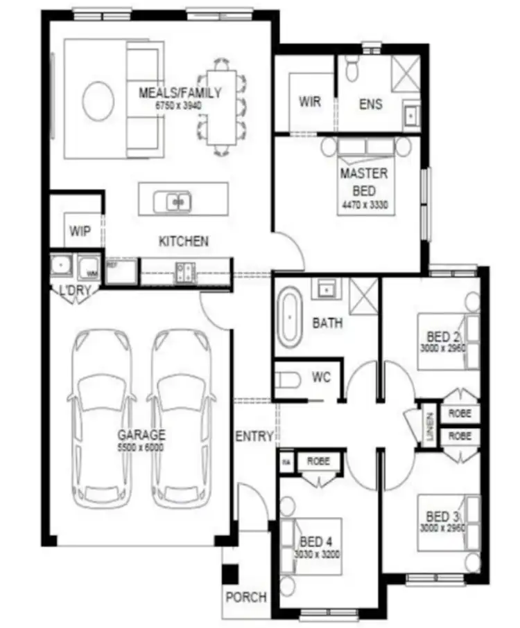Floorplan of Homely other listing, Address available on request
