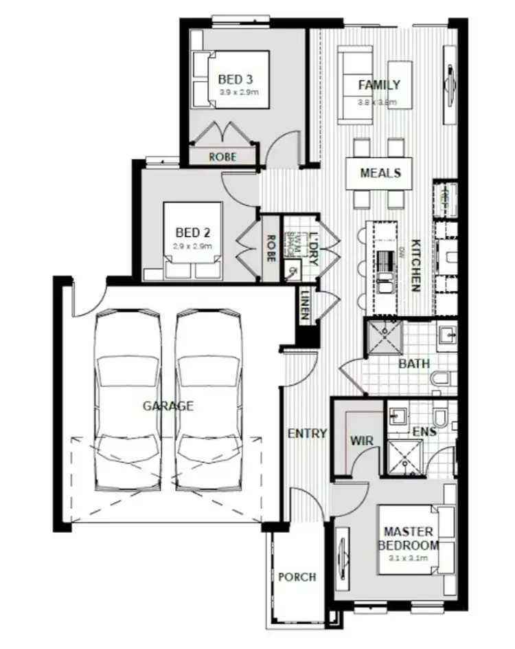 Floorplan of Homely other listing, Address available on request