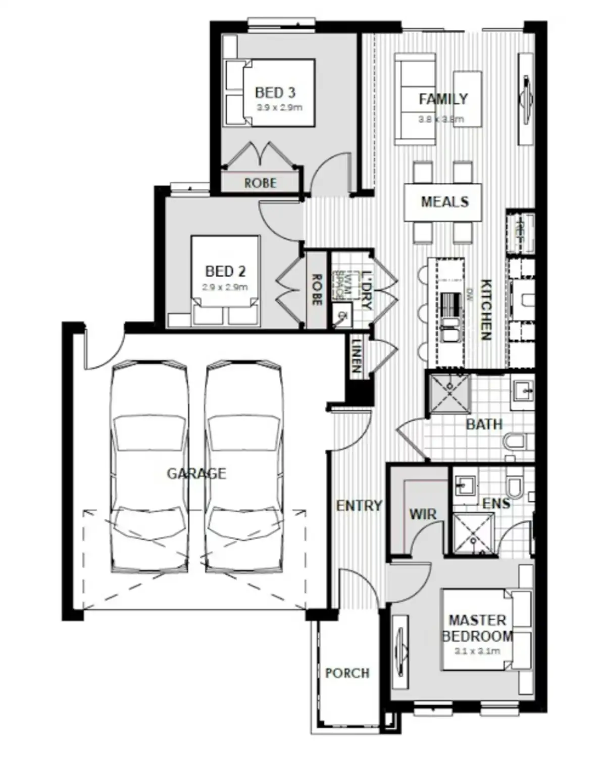 Floorplan of Homely other listing, Address available on request