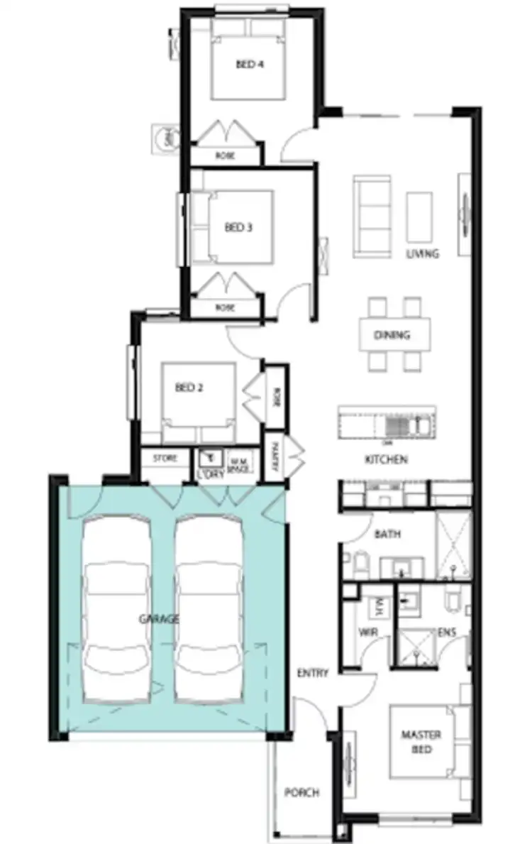 Floorplan of Homely other listing, Address available on request