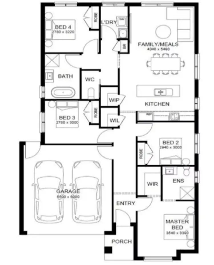 Floorplan of Homely other listing, Address available on request