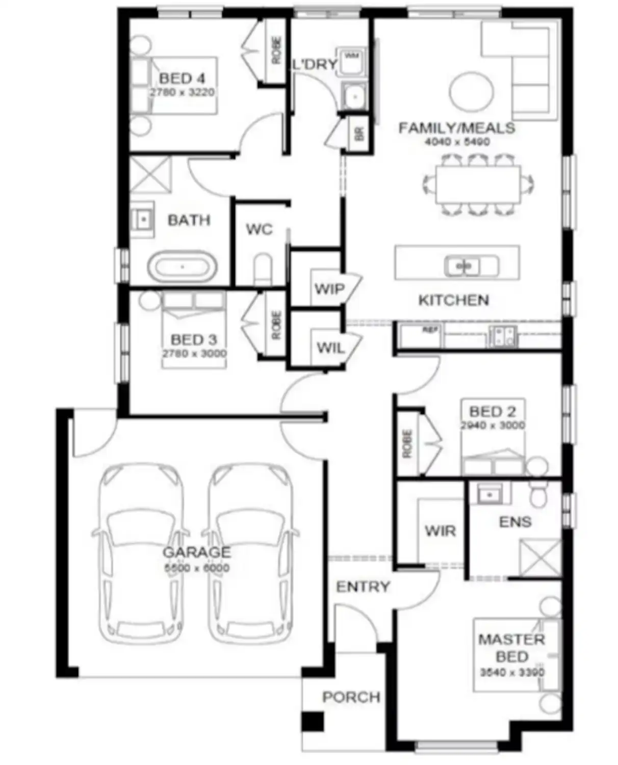 Floorplan of Homely other listing, Address available on request
