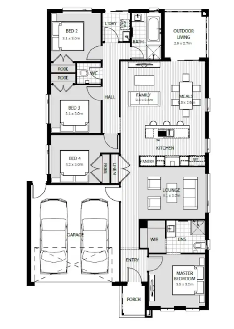 Floorplan of Homely other listing, Address available on request