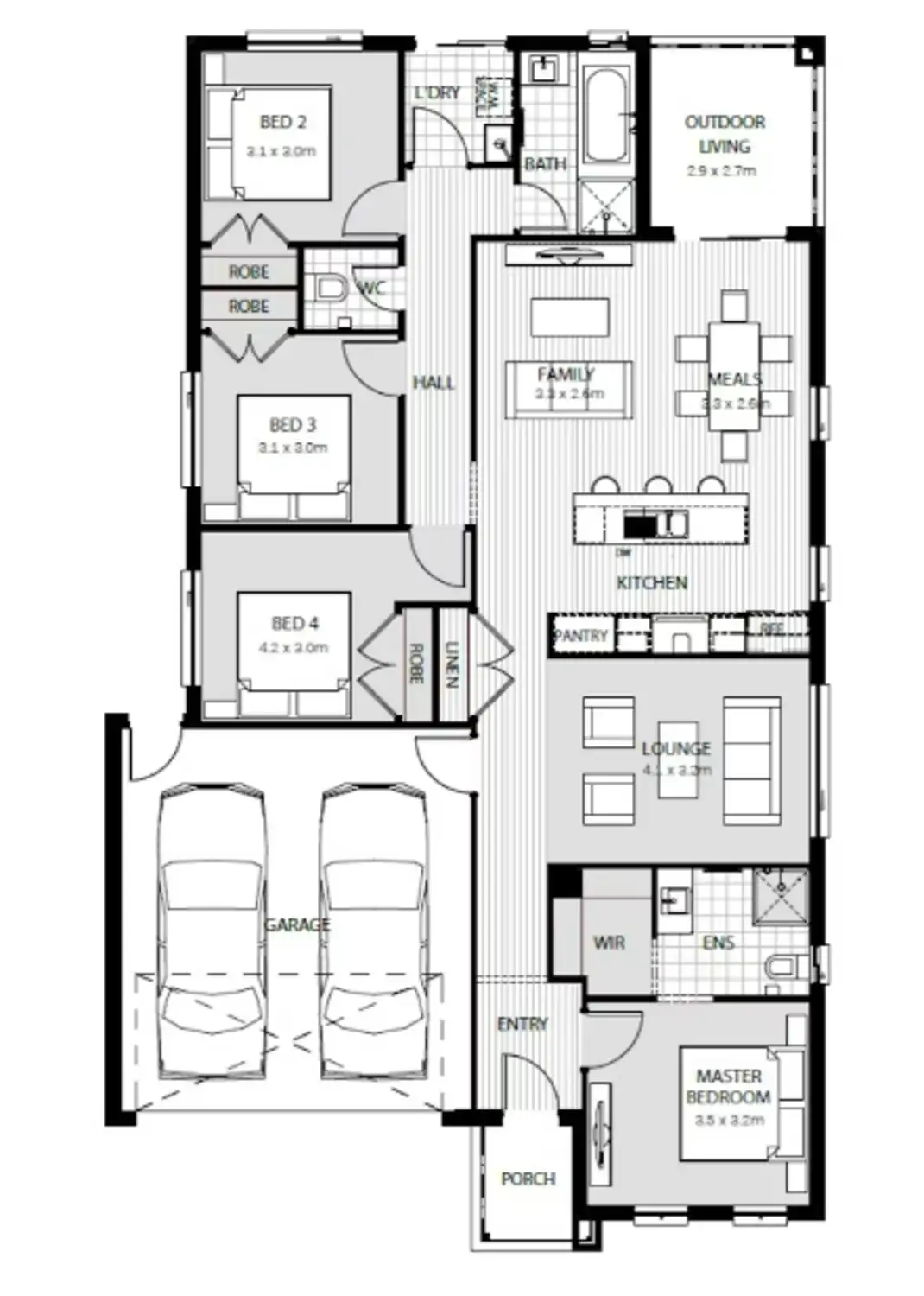 Floorplan of Homely other listing, Address available on request