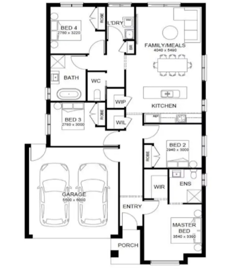 Floorplan of Homely other listing, Address available on request