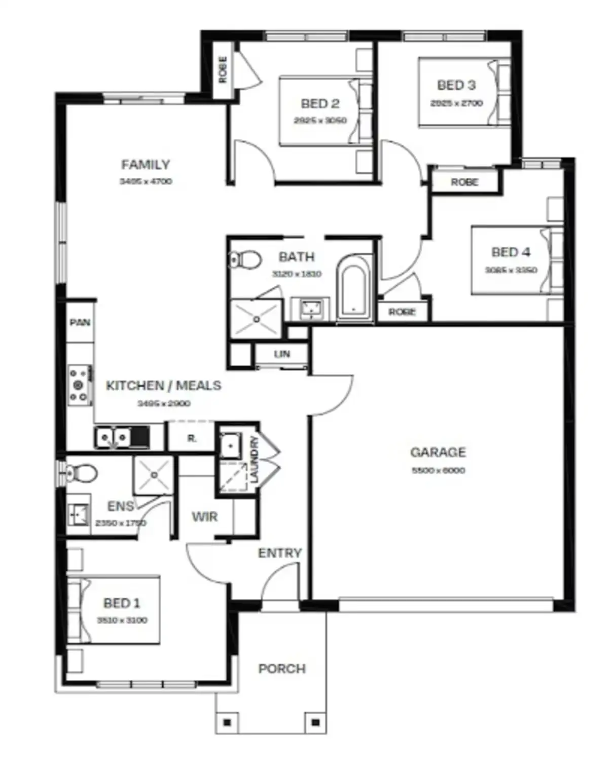 Floorplan of Homely other listing, Address available on request