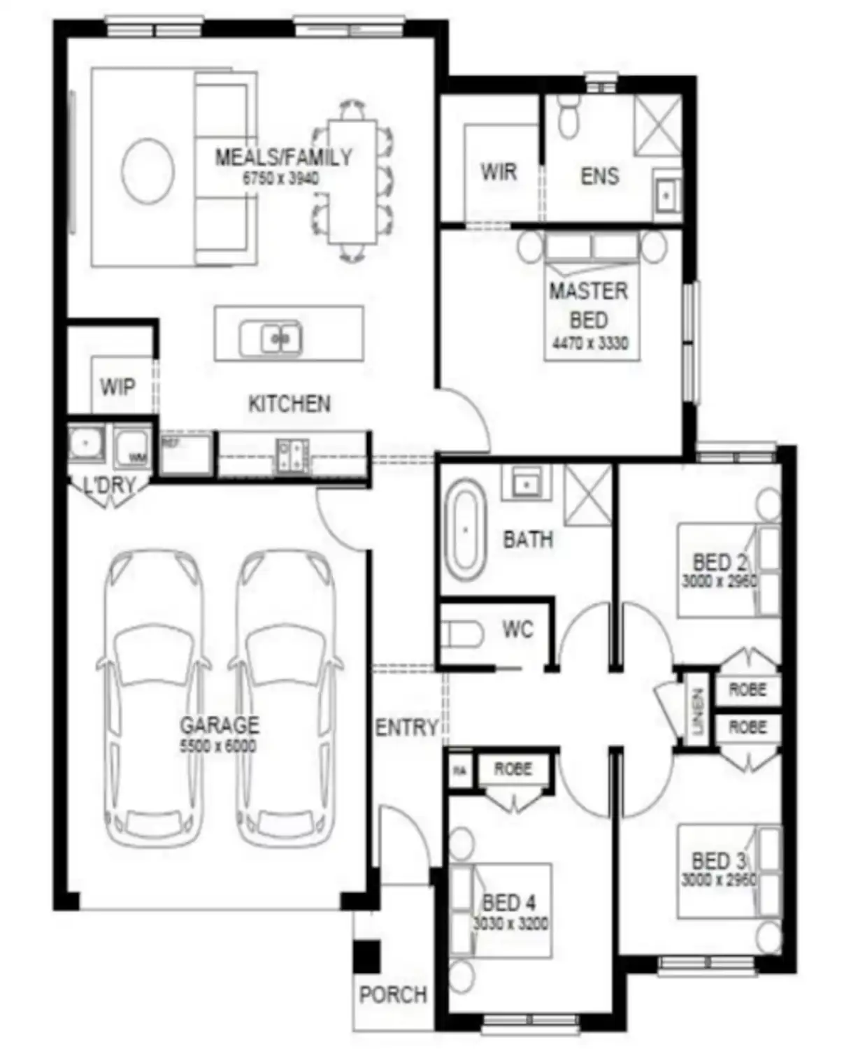 Floorplan of Homely other listing, Address available on request