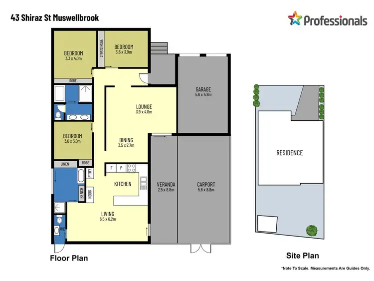 Floorplan of Homely house listing, 43 Shiraz Street, Muswellbrook NSW 2333